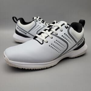 Sqairz GFP Molded Cleats Baseball Mens Size 9 White Black Softball Sneakers